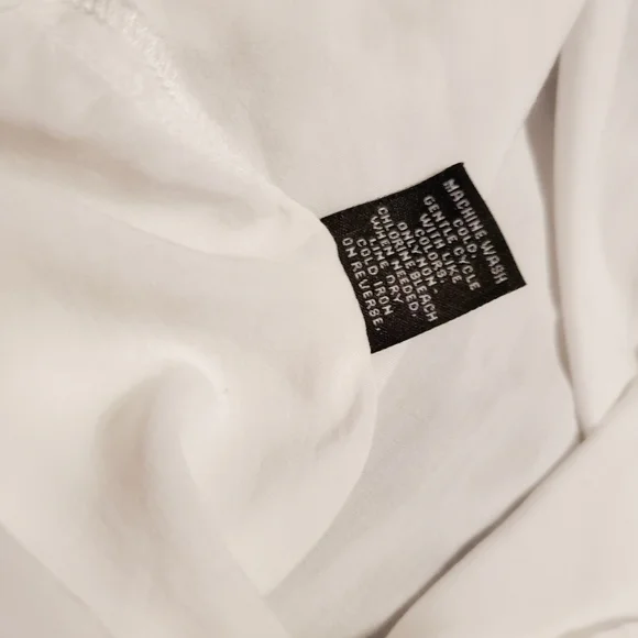 Soft & Romantic Flowing Roll Tab Sleeve Blouse - Picture 5 of 5